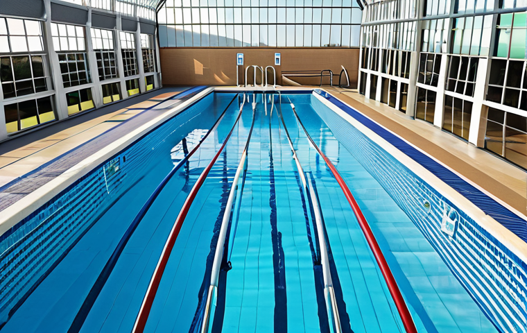 수영장에서 지켜야 할 매너와 규칙 - **

"A clean and well-maintained swimming pool with children learning to swim, fully clothed in appr...